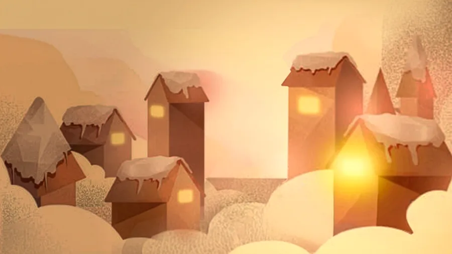 Offenes Adventfenster