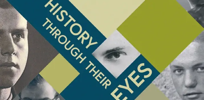 Ausstellungsplakat "History through their eyes"