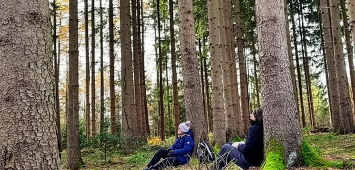 Indigenes Yoga - Waldbaden