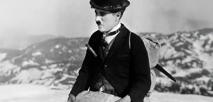 Charlie Chaplin in Gold rush