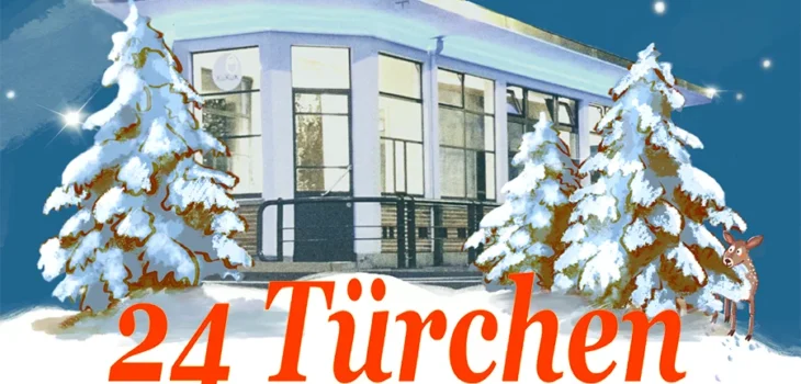 24 Türchen Weihnachtsmarkt in 24 Kisten
