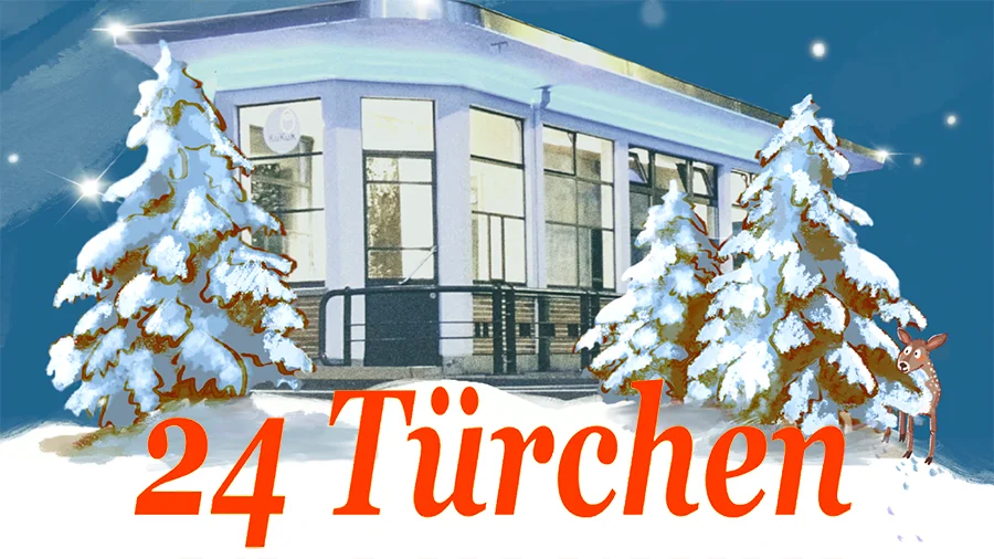 Weihnachtsmarkt in Kisten