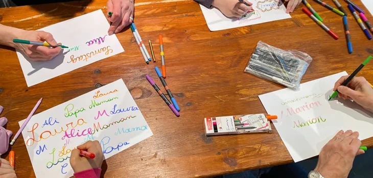 Thoams Hoyer Kalligrafie Karten gestalten